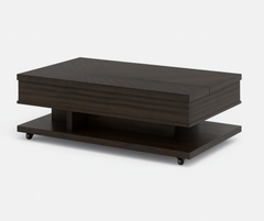hani Coffee Table – Dual Lift-Top Design with Hidden Storage & Casters