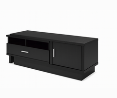 Expandable 48" TV Stand – Modern Wood Grain Finish with Adjustable Design