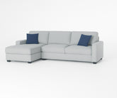 Amaya Reversible Sectional – Sandish Grey