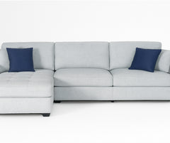 Amaya Reversible Sectional – Sandish Grey