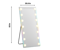 Full Length Vanity Mirror with RGB Lighting
