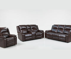 Cassia 3+2+1 Electric Recliner Set – Brown