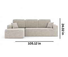 Isabel Sectional Sofa – High-Resilience Foam, Pocket Springs & Plush Comfort 2