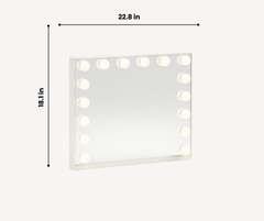 Mary Hollywood Vanity Mirror with Bluetooth