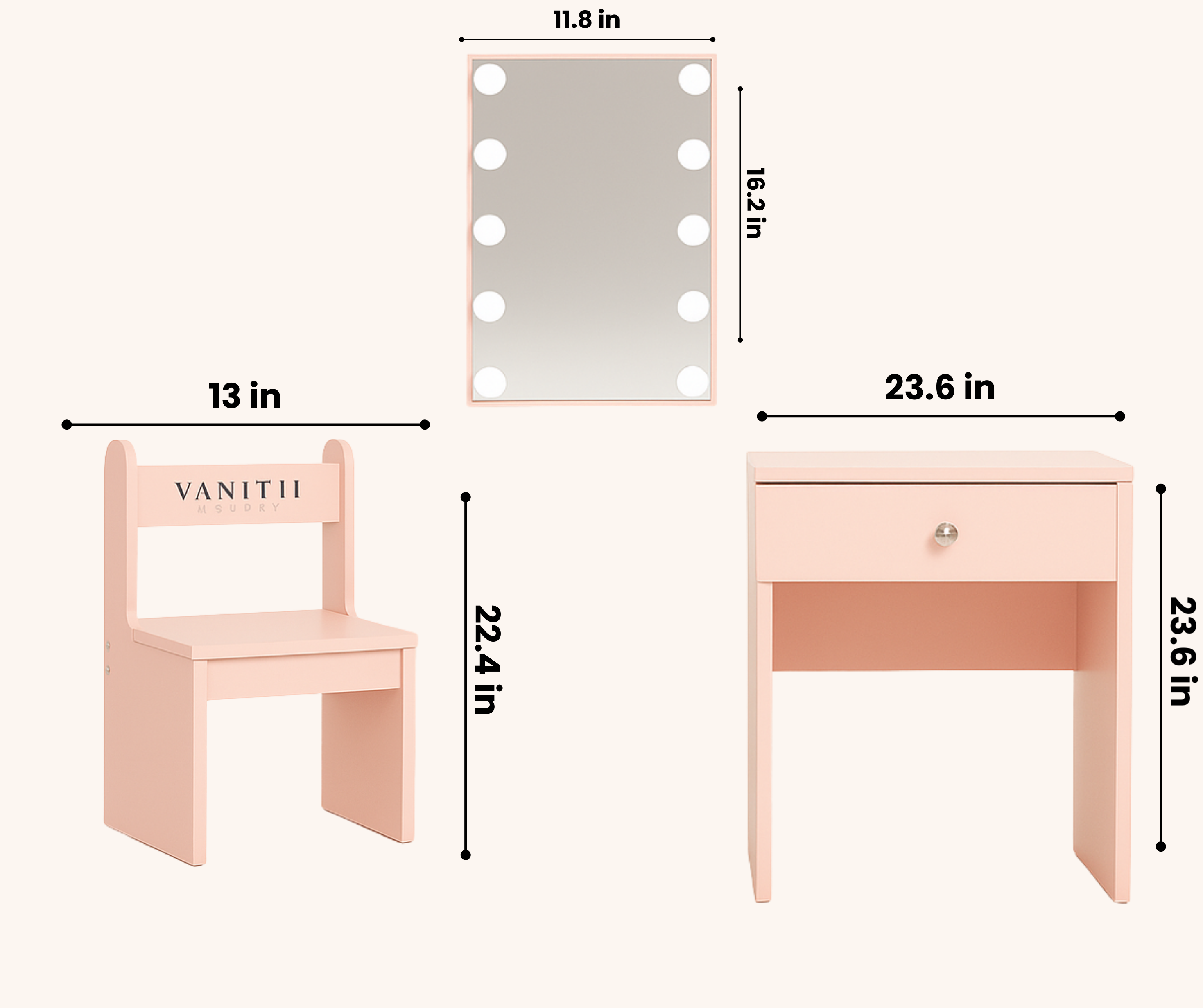 Elsa Vanity Set