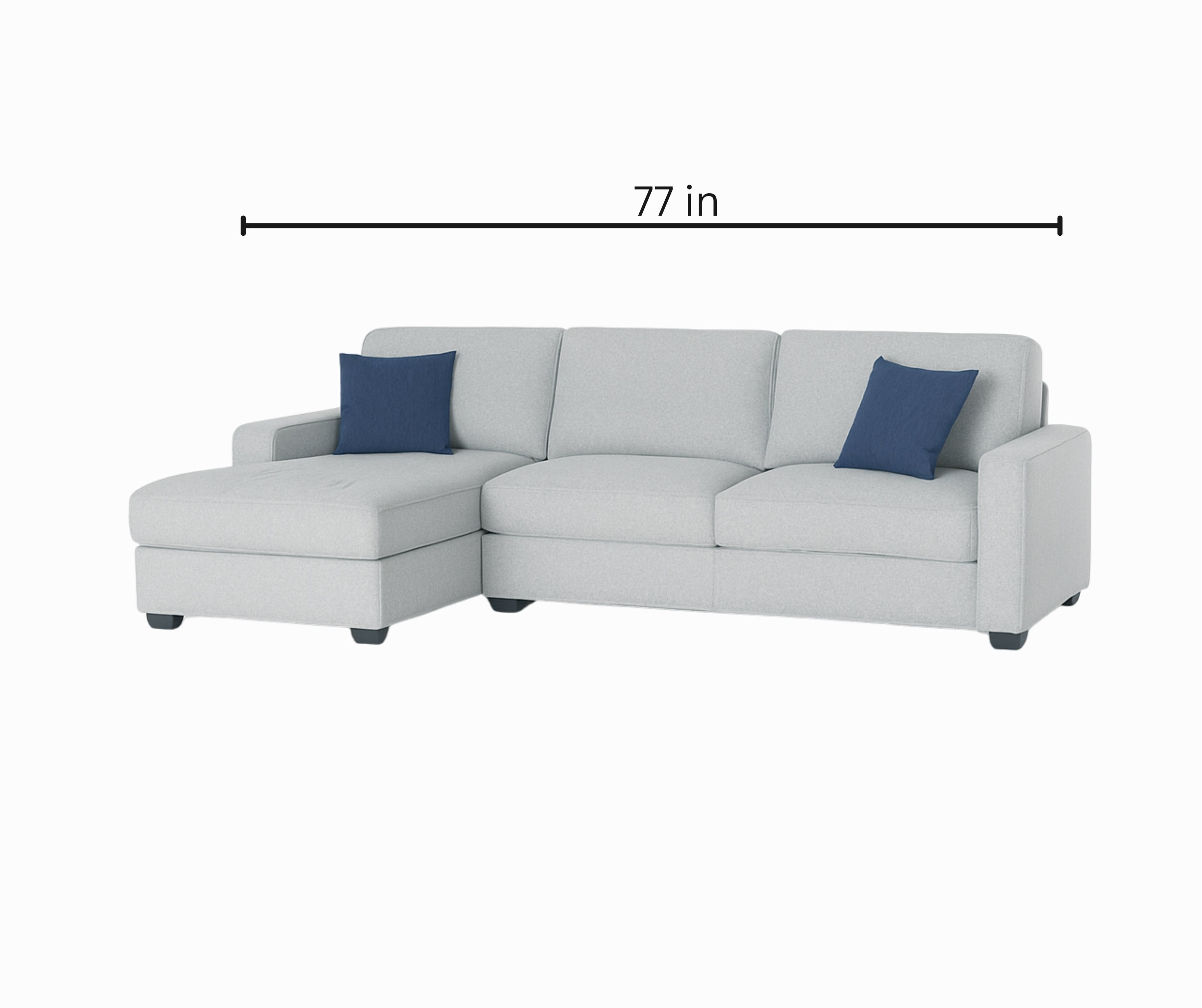 Amaya Reversible Sectional – Sandish Grey