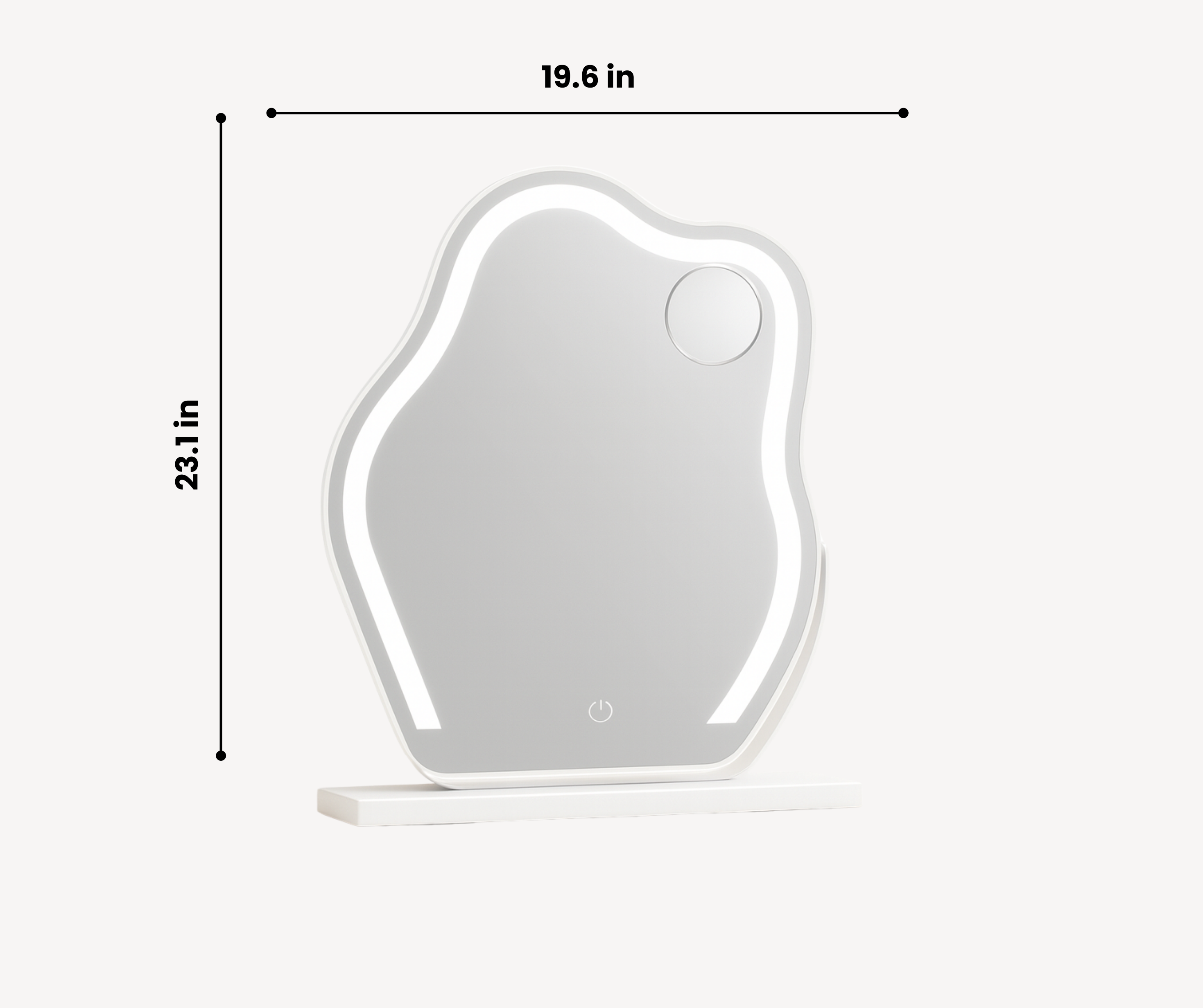 Cloud LED Mirror